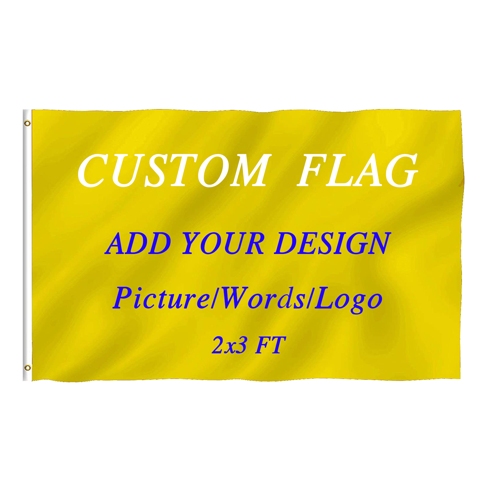 Custom National Flag for Outdoor Personalized Outside Banner Double Stitching Camping Flag Yard Sign